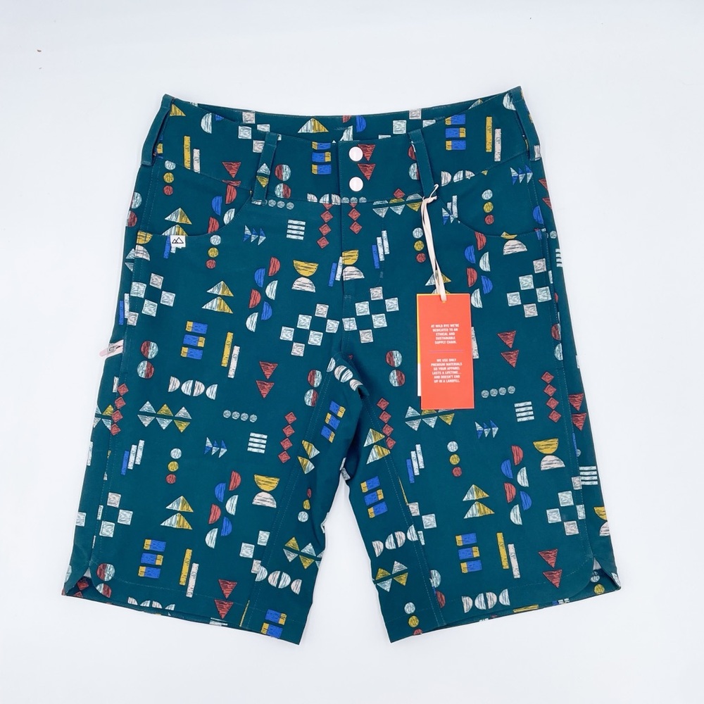 NEW Wild Rye Women's Kaweah Shorts Mountain Bike Short Geometry Class Size 4